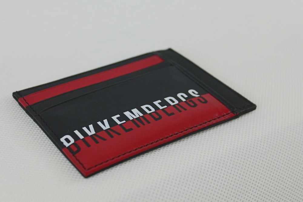 MID COLOR WALLET CARD CASE Черный Кредитницы Мужчинам