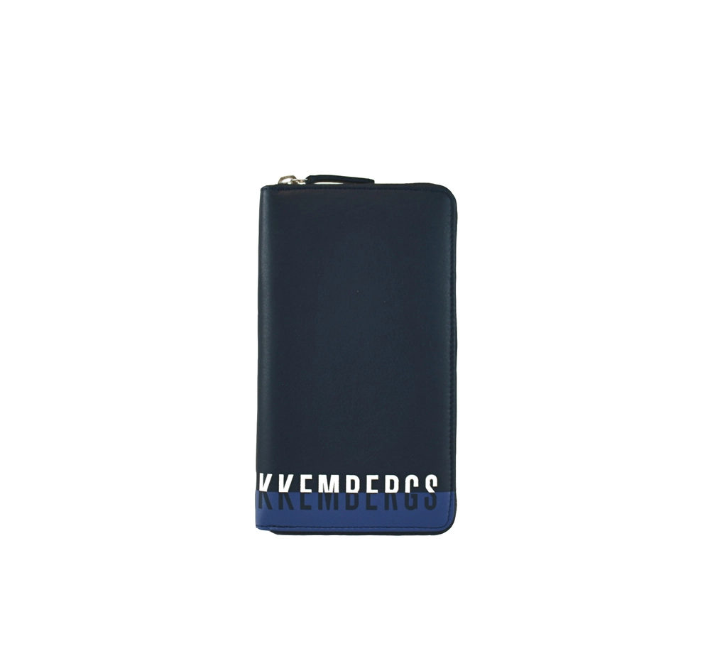 MID COLOR ZIPPED WALLET 306 Синий Портмоне Мужчинам