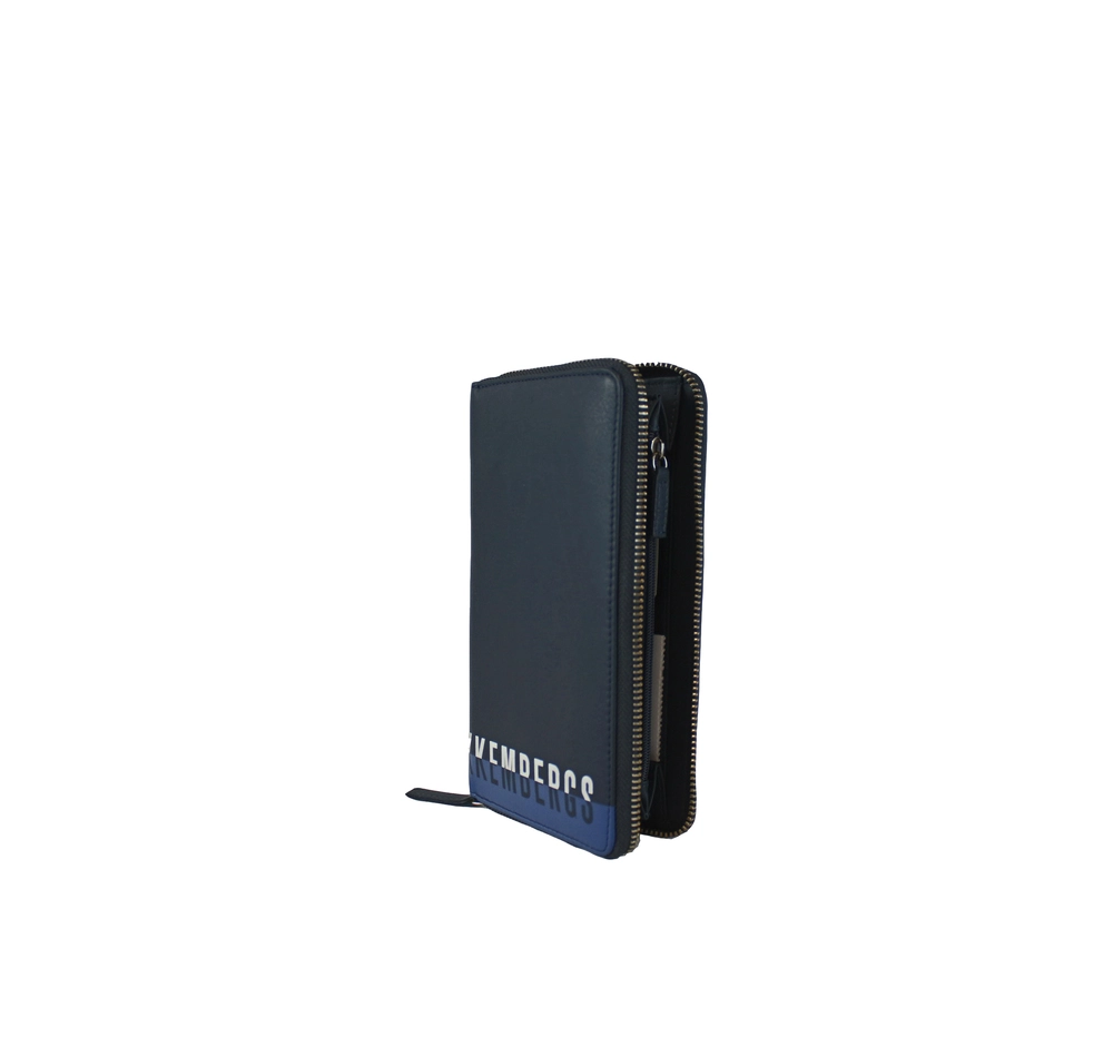MID COLOR ZIPPED WALLET 306 Синий Портмоне Мужчинам