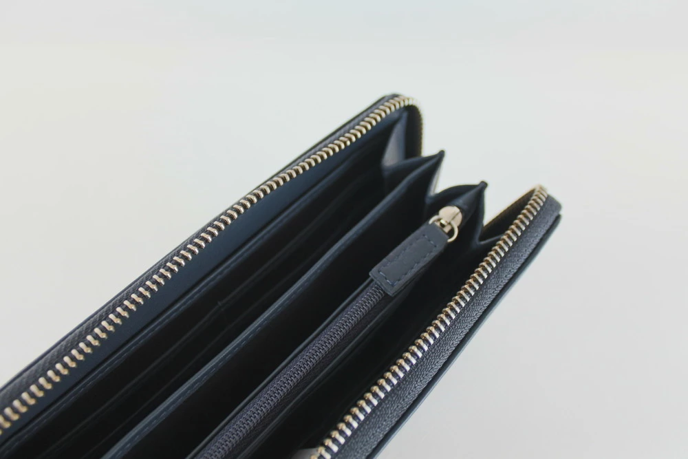 MID COLOR ZIPPED WALLET 306 Синий Портмоне Мужчинам