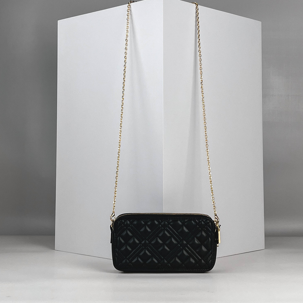 Портмоне на цепочке Черный Кошельки Женщинам Сумки через плечо Сумки Женщинам