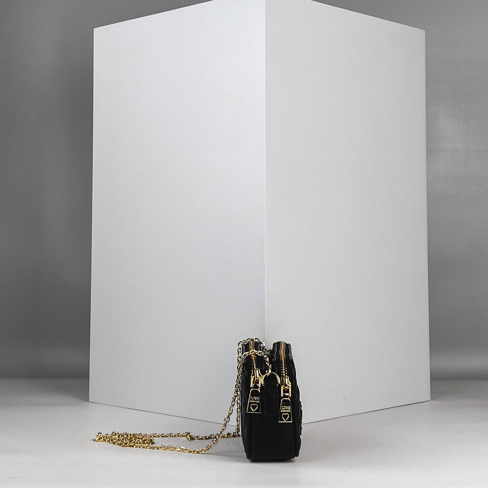 Портмоне на цепочке Черный Кошельки Женщинам Сумки через плечо Сумки Женщинам