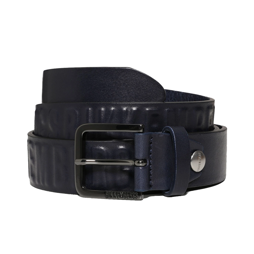 LEATHER MEN'S BELT DARK BLUE Темно-синий Ремень Мужчинам