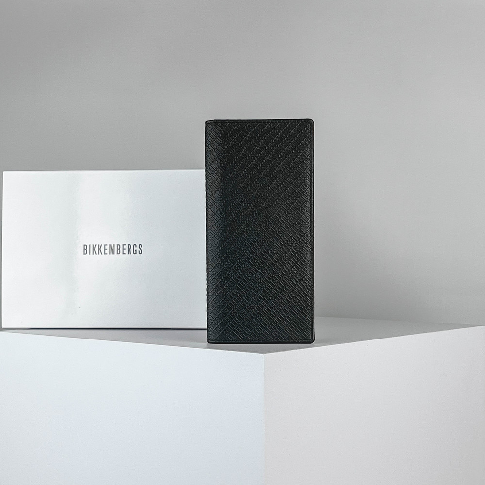 Вертикальное портомоне Черный Портмоне Мужчинам