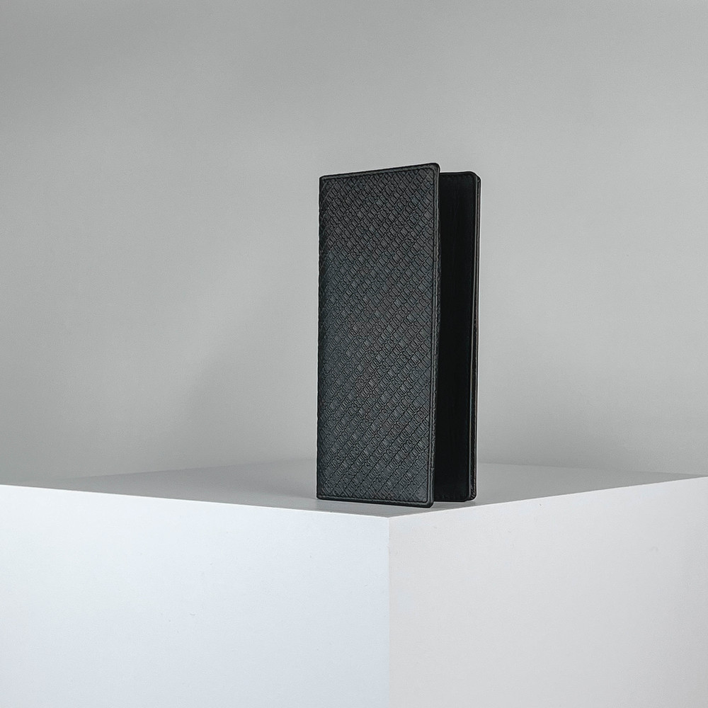 Вертикальное портомоне Черный Портмоне Мужчинам