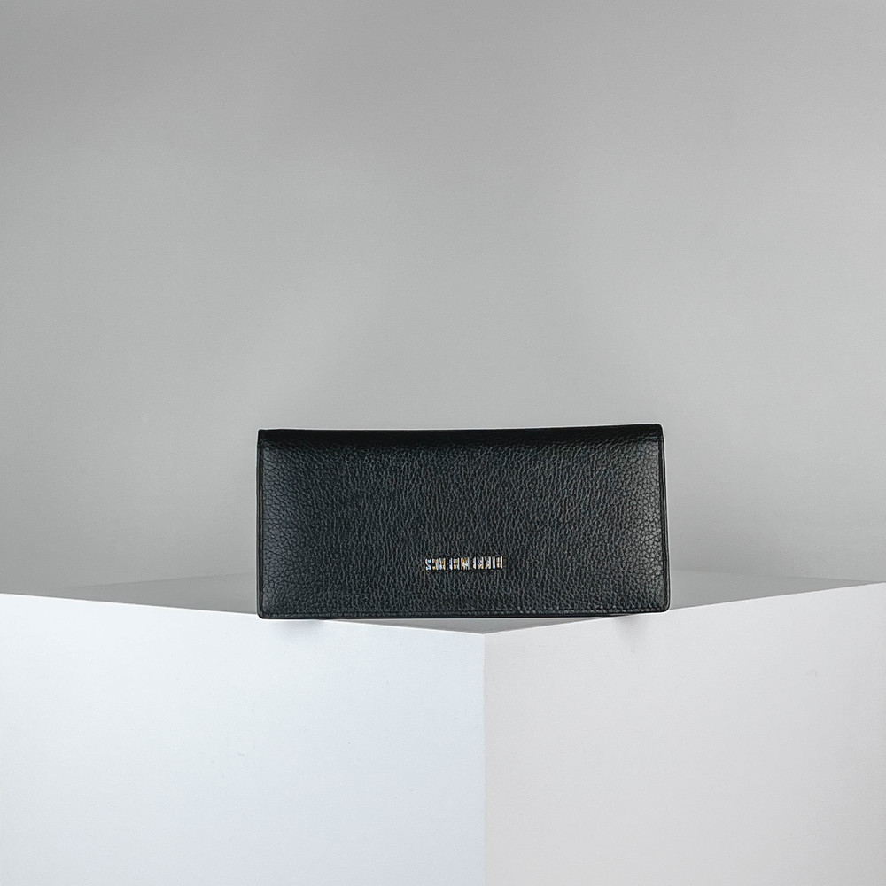 Вертикальное портомоне Черный Портмоне Мужчинам