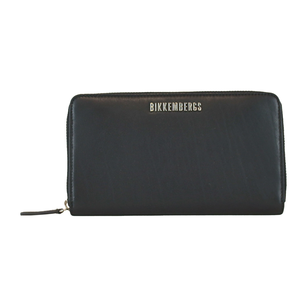 METAL ZIPPED WALLET 306 Черный Портмоне Мужчинам