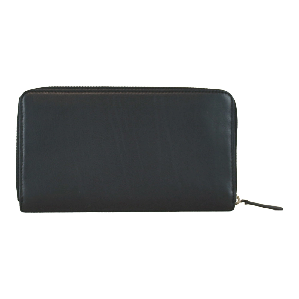 METAL ZIPPED WALLET 306 Черный Портмоне Мужчинам