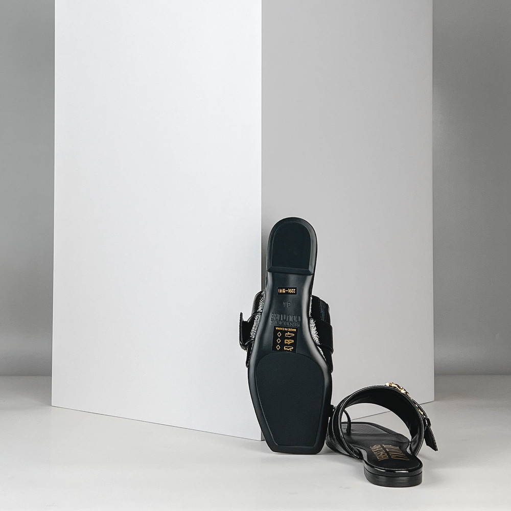 Босоножки Черный Босоножки Обувь Женщинам