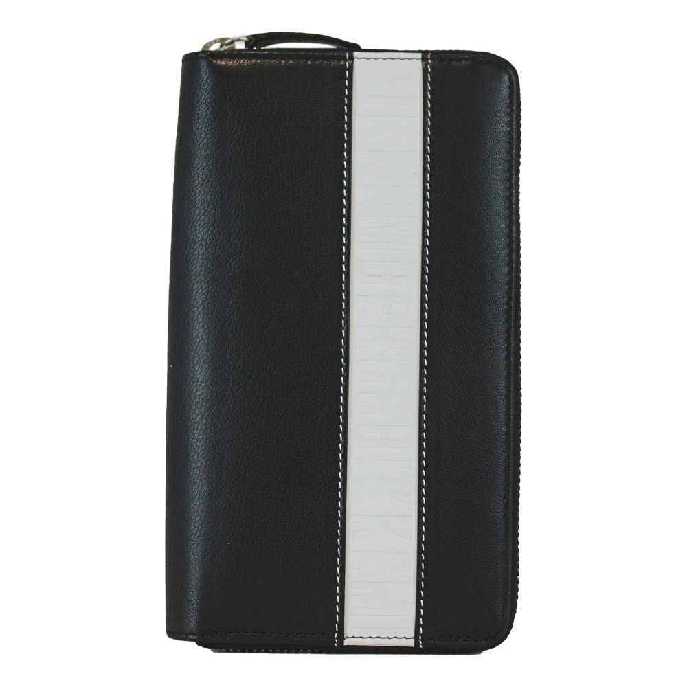 LAYER ZIPPED WALLET 306 Черный Портмоне Мужчинам Кошельки Женщинам