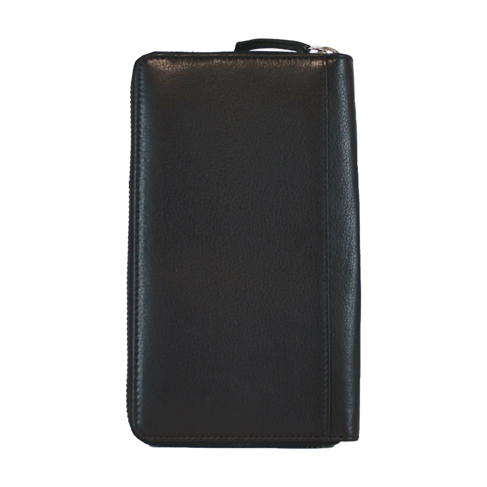 LAYER ZIPPED WALLET 306 Черный Портмоне Мужчинам Кошельки Женщинам