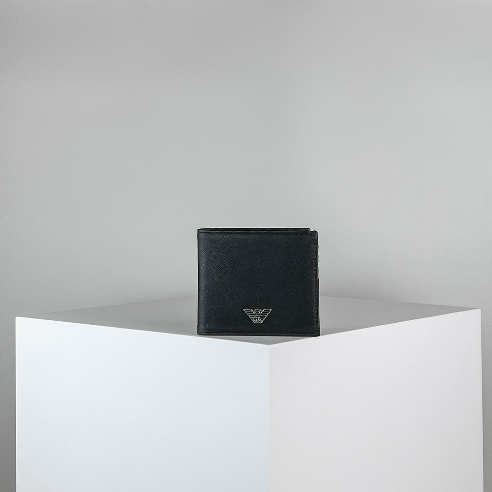 Подарочный набор Черный Портмоне Мужчинам Кредитницы Мужчинам