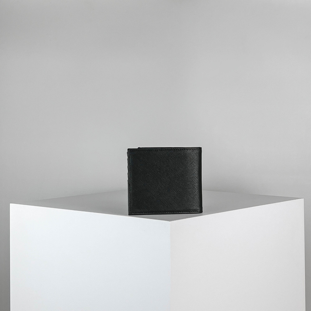 Подарочный набор Черный Портмоне Мужчинам Кредитницы Мужчинам