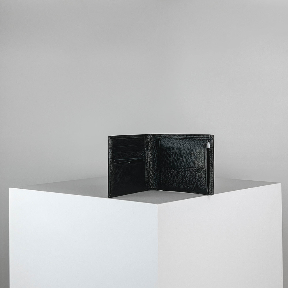 Подарочный набор Черный Портмоне Мужчинам Кредитницы Мужчинам