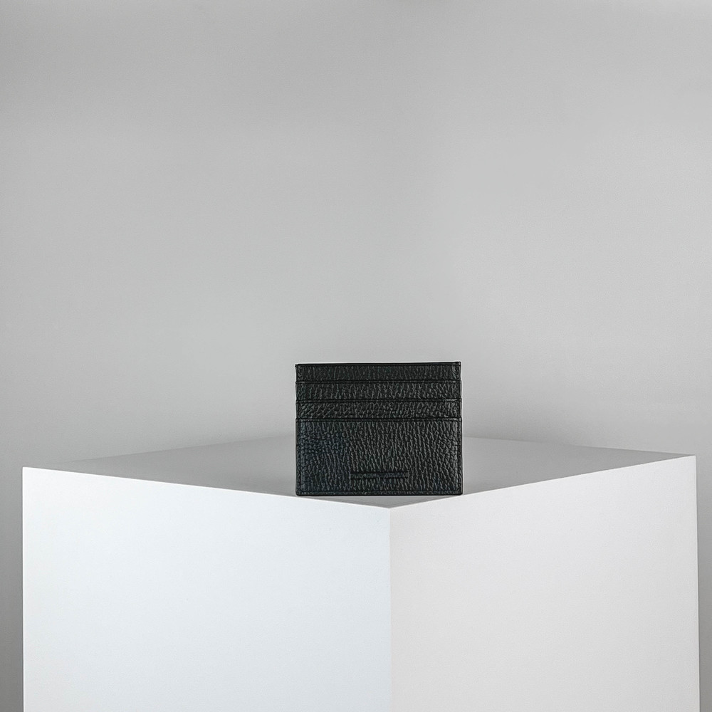 Подарочный набор Черный Портмоне Мужчинам Кредитницы Мужчинам