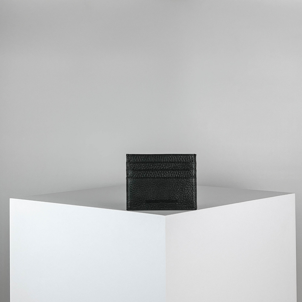 Подарочный набор Черный Портмоне Мужчинам Кредитницы Мужчинам