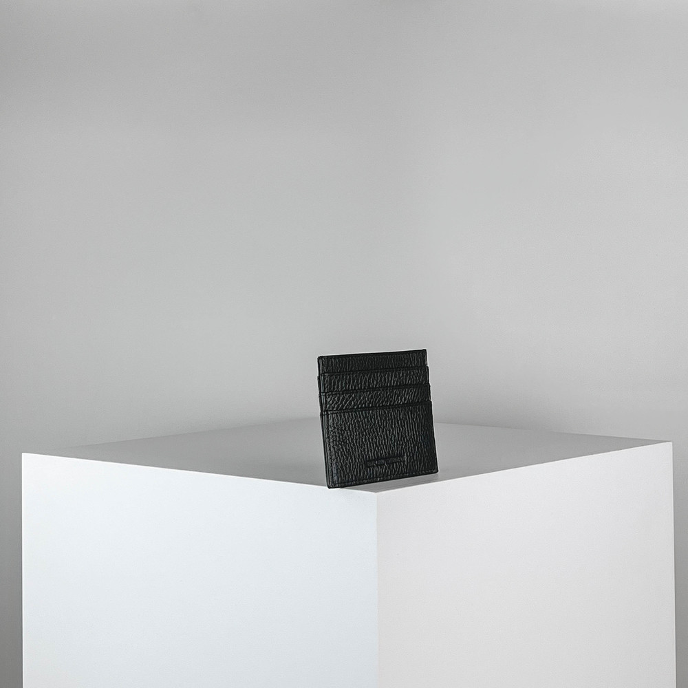 Подарочный набор Черный Портмоне Мужчинам Кредитницы Мужчинам