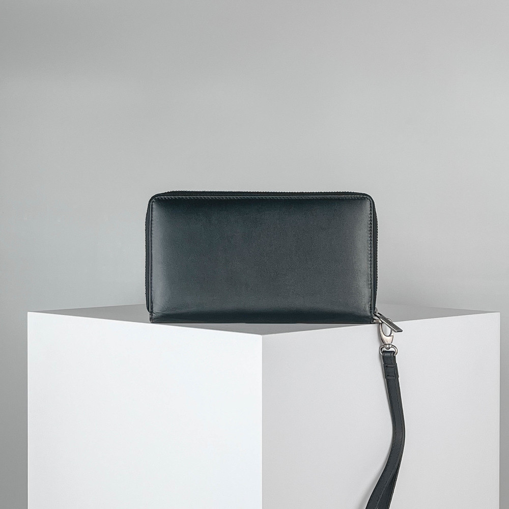 Мужской клатч Черный Борсетка Мужчинам