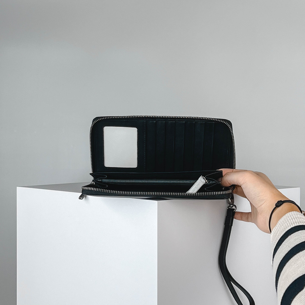 Мужской клатч Черный Борсетка Мужчинам