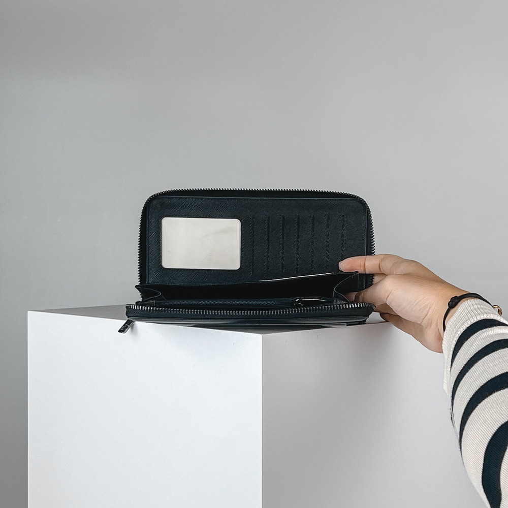 Мужской клатч Черный Борсетка Мужчинам