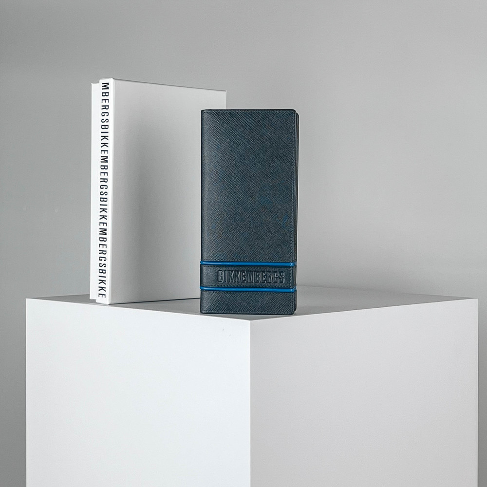 Вертикальное портмоне Синий Портмоне Мужчинам