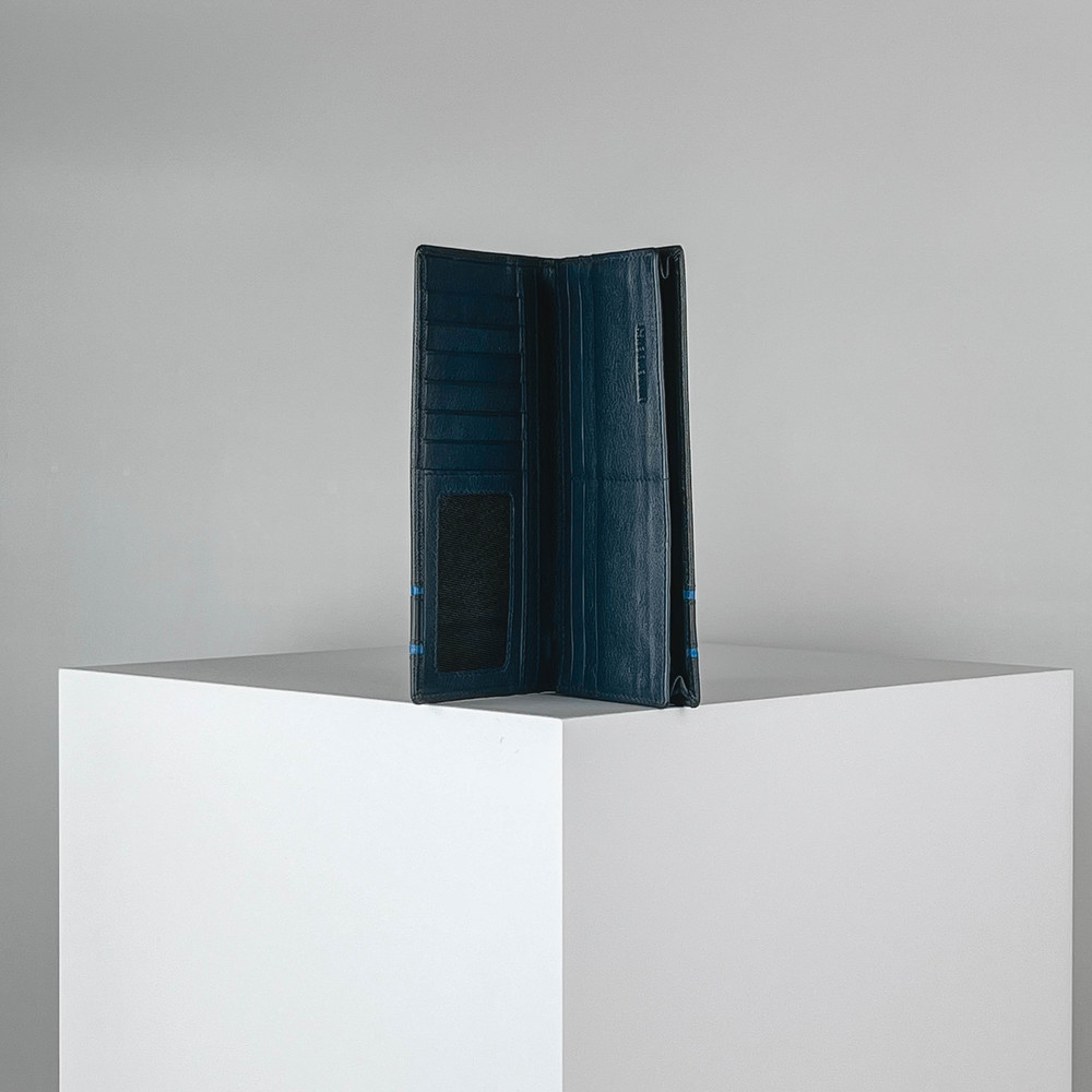 Вертикальное портмоне Синий Портмоне Мужчинам