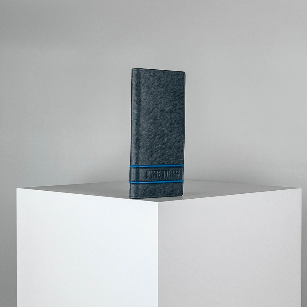 Вертикальное портмоне Синий Портмоне Мужчинам