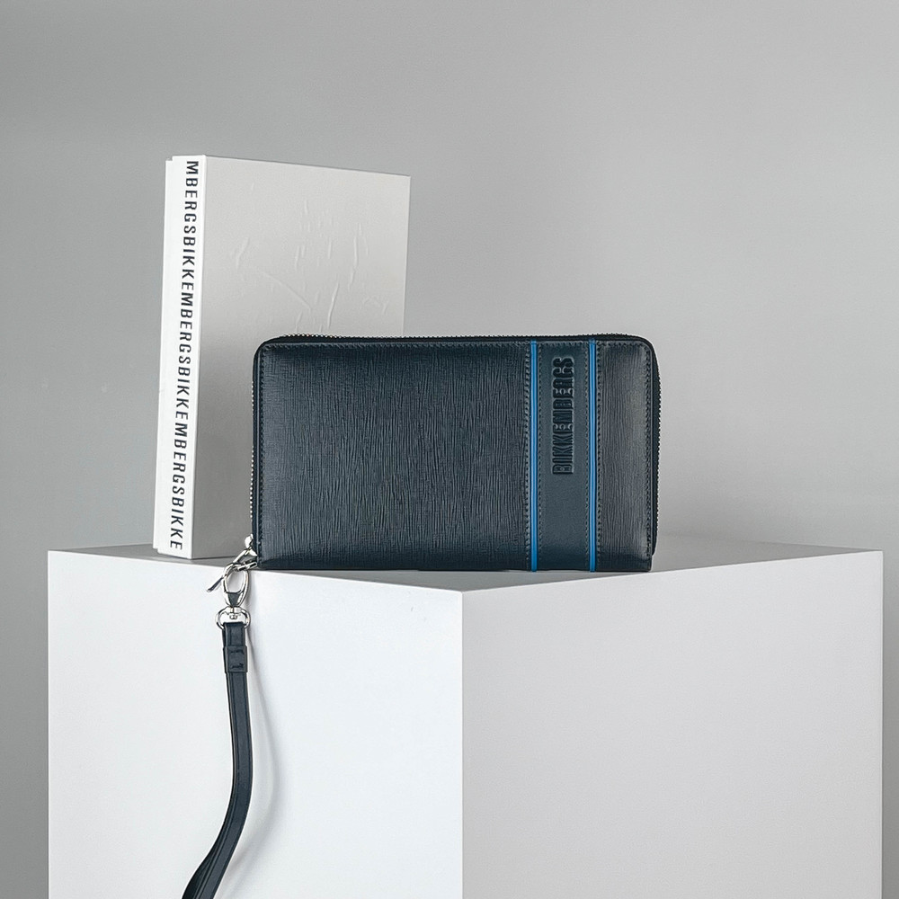 Мужской клатч Синий Борсетка Мужчинам