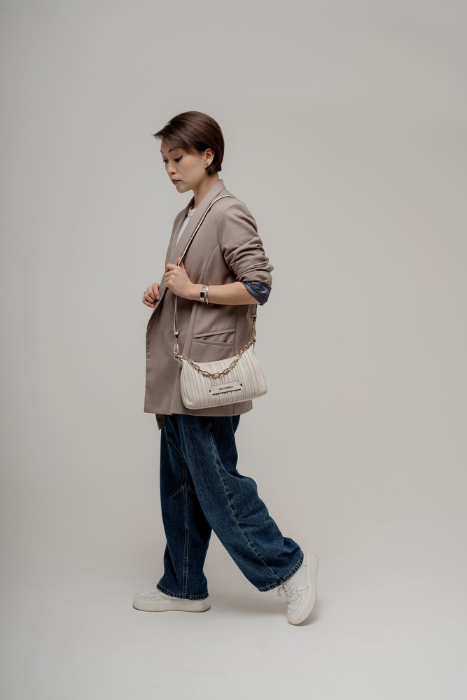 Сумка через плечо Бежевый Сумки через плечо Сумки Женщинам