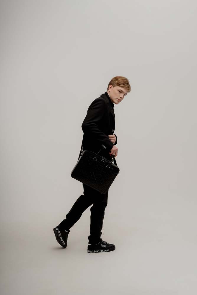 Портфель Черный Деловые сумки Сумки Мужчинам