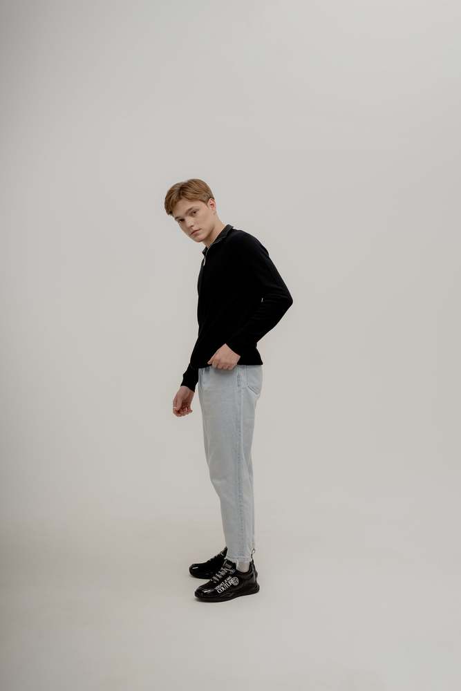 Кофта Черный Джемперы Одежда Мужчинам