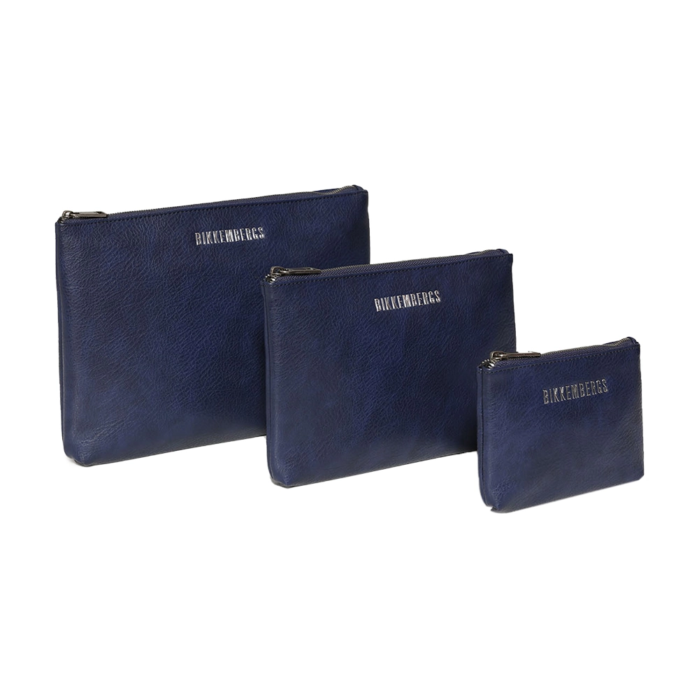 NEXT 010 FLAT POUCH SET 3 pz Синий Косметичка Женщинам