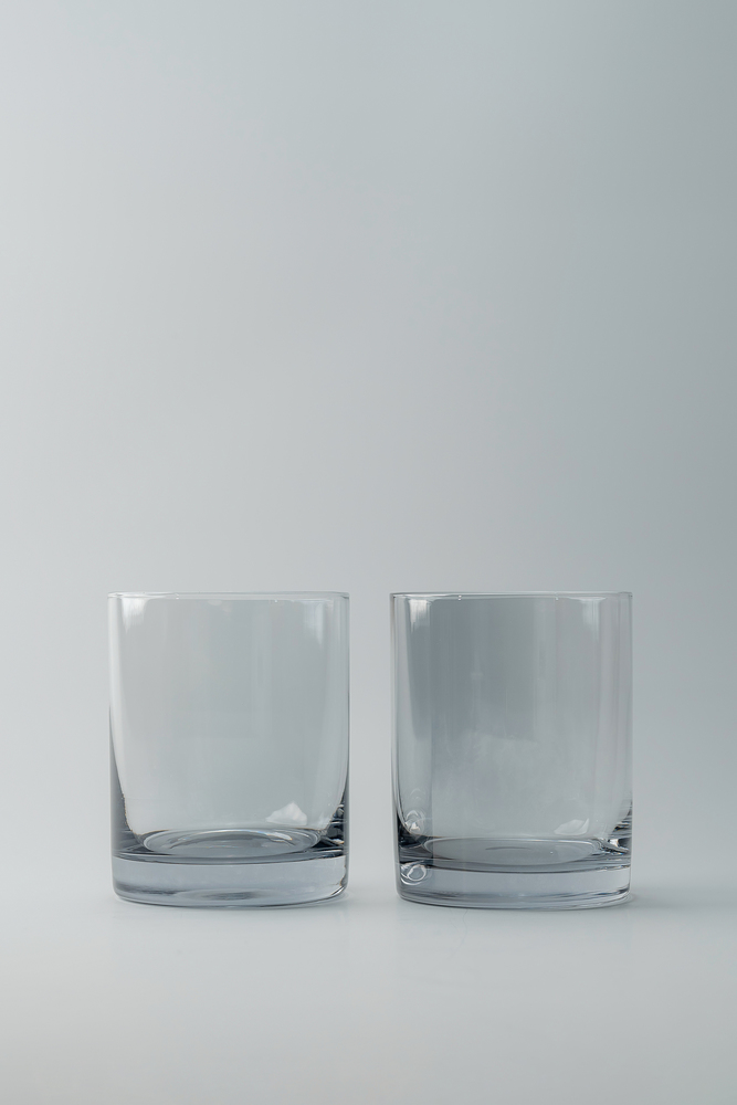 Комплект стаканов Серый Стаканы Стеклянная посуда Для дома Олд фэшн Стаканы Посуда для напитков HoReCa