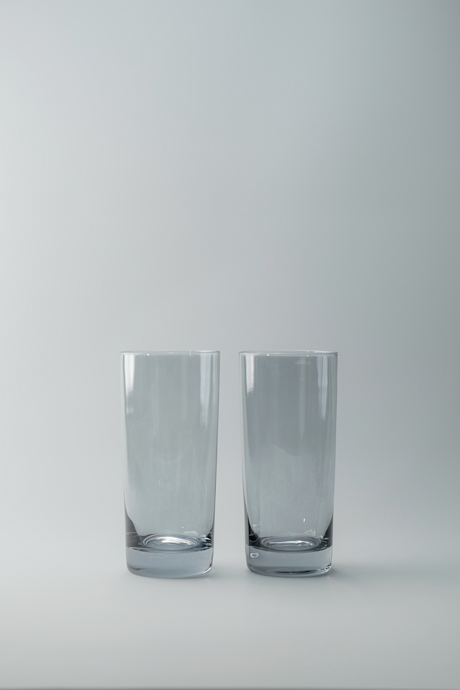 Комплект стаканов Серый Стаканы Стеклянная посуда Для дома Хайболы Стаканы Посуда для напитков HoReCa
