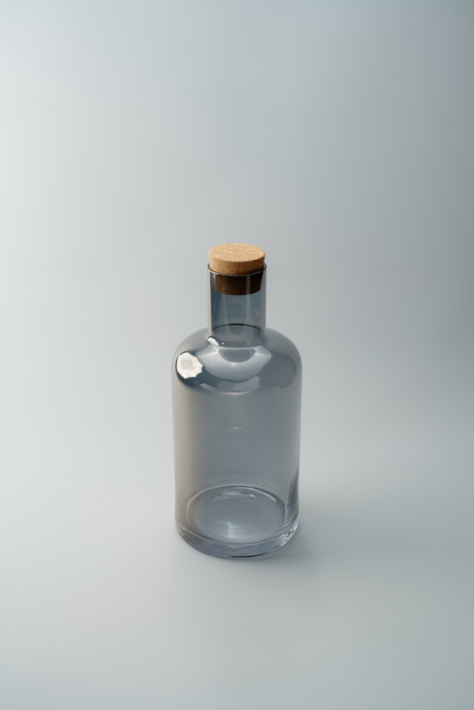 Кувшин Серый Бутылки и кувшины Стеклянная посуда Для дома Кувшины Посуда для напитков HoReCa