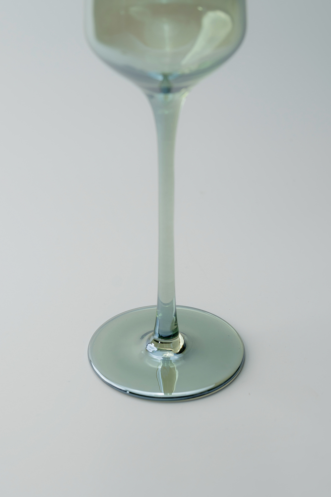 Комплект бокалов Зеленый Бокалы Стеклянная посуда Для дома Фужеры для шампанского Бокалы и фужеры Посуда для напитков HoReCa