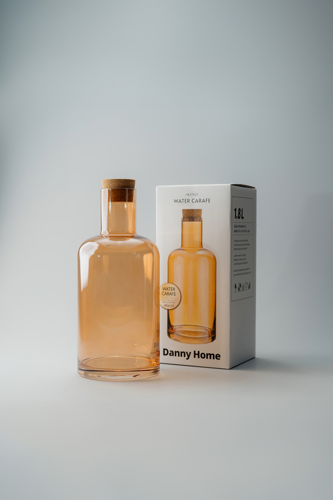 Кувшин Оранжевый Бутылки и кувшины Стеклянная посуда Для дома Кувшины Посуда для напитков HoReCa