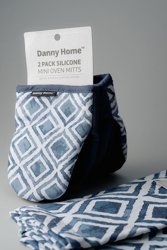 Комплект полотенец Синий Кухонный текстиль Кухня Для дома