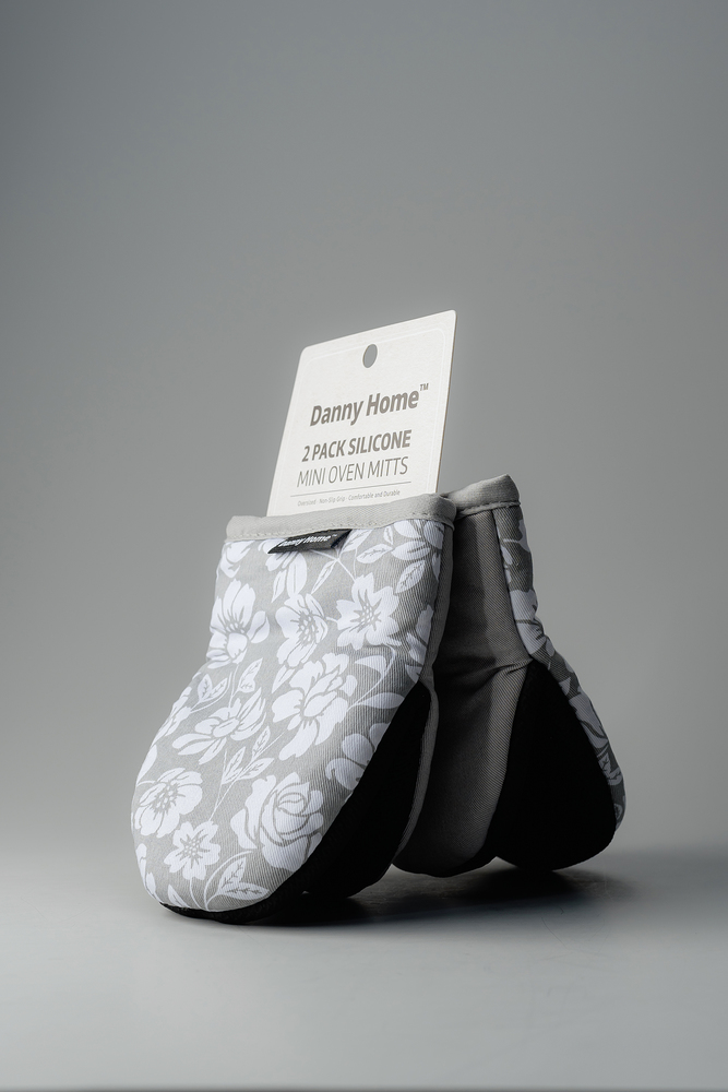 Комплект прихваток Серый Кухонный текстиль Кухня Для дома