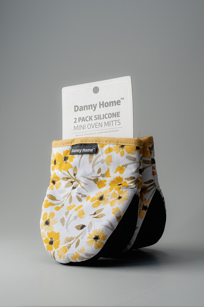 Комплект прихваток Желтый Кухонный текстиль Кухня Для дома