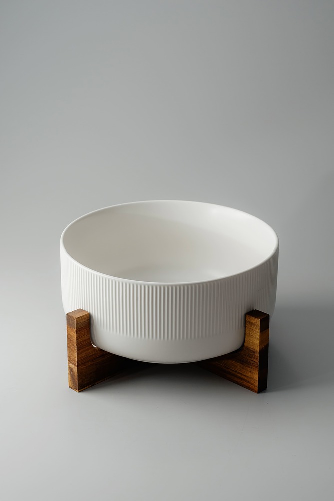 Салатница Белый Блюда и салатницы Столовая посуда Столовая Для дома Салатники Тарелки Столовая посуда Столовая посуда и предметы сервировки HoReCa