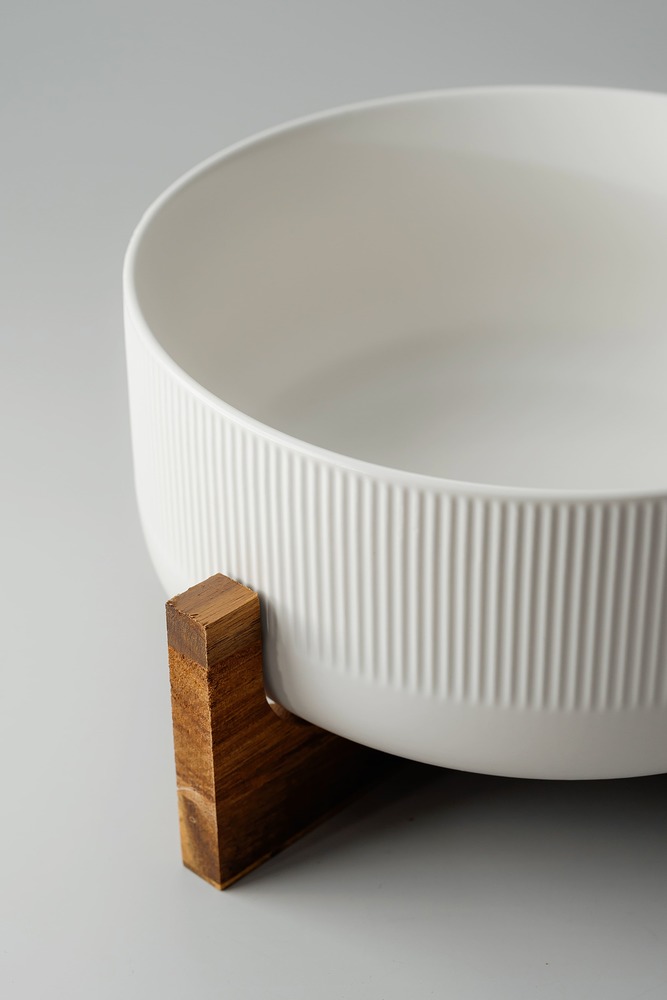 Салатница Белый Блюда и салатницы Столовая посуда Столовая Для дома Салатники Тарелки Столовая посуда Столовая посуда и предметы сервировки HoReCa