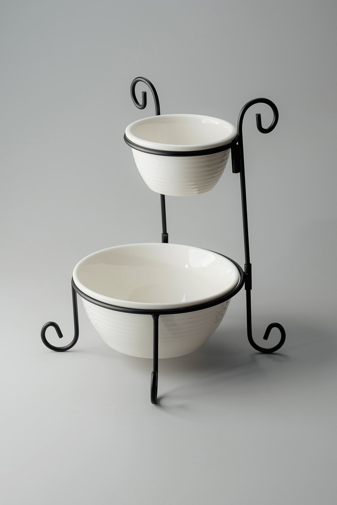 Комплект салатниц Белый Блюда и салатницы Столовая посуда Столовая Для дома Сервировочные блюда Блюда Столовая посуда Столовая посуда и предметы сервировки HoReCa