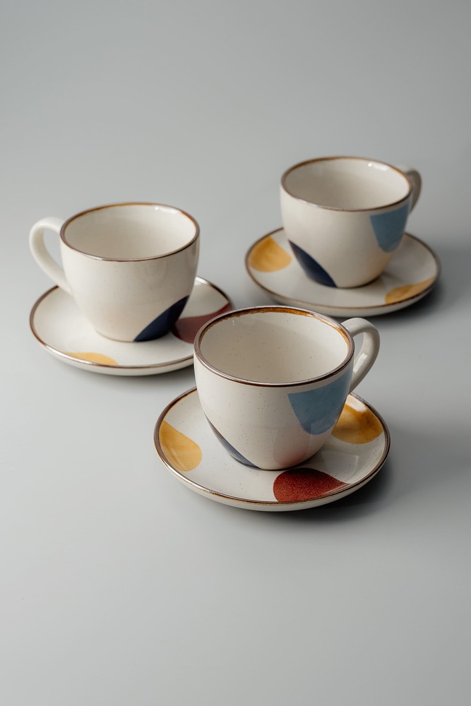 Чайная пара Серый Чайные пары Столовая посуда Столовая Для дома Чайные пары Чашки и кружки Посуда для напитков HoReCa