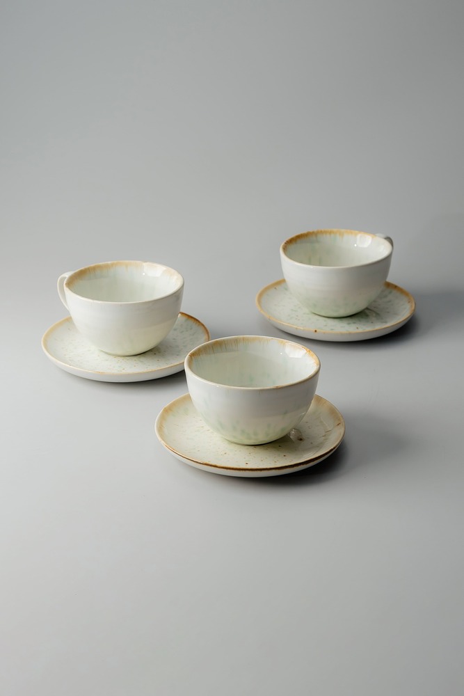 Чайная пара комплект Серый Чайные пары Столовая посуда Столовая Для дома Чайные пары Чашки и кружки Посуда для напитков HoReCa