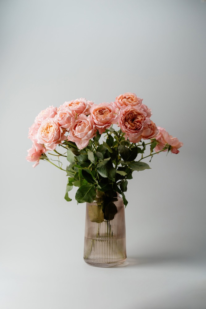 Ваза Нежно-розовый Вазы Гостиная Для дома